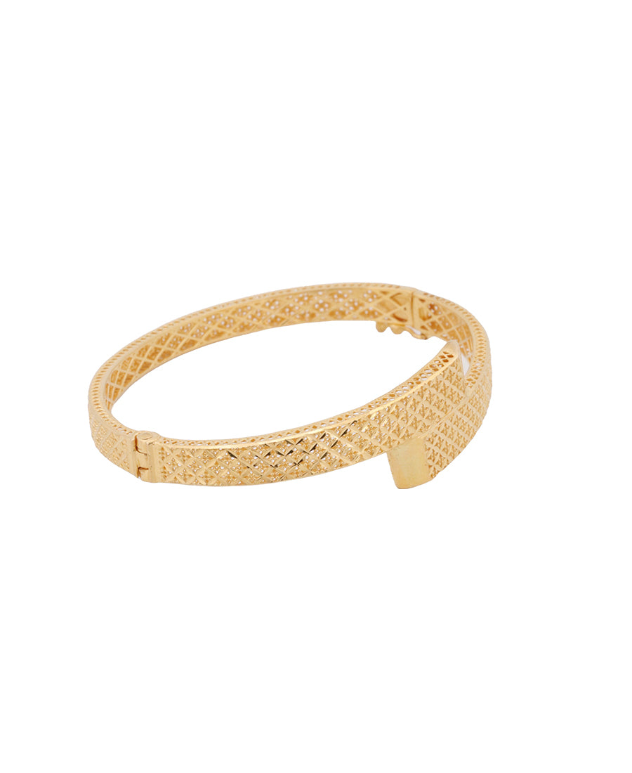 Bigeasy Jewellers 22K Gold Bangle – 13.27g, Size 2.25